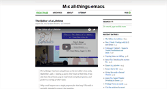 Desktop Screenshot of emacsblog.org