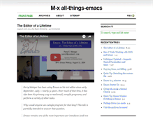 Tablet Screenshot of emacsblog.org